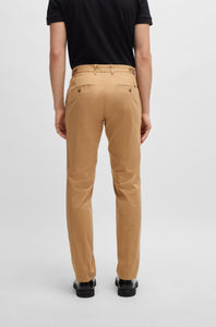 BOSS - C-GENIUS Medium Beige Slim Fit Chinos In Stretch Cotton 50518833 260