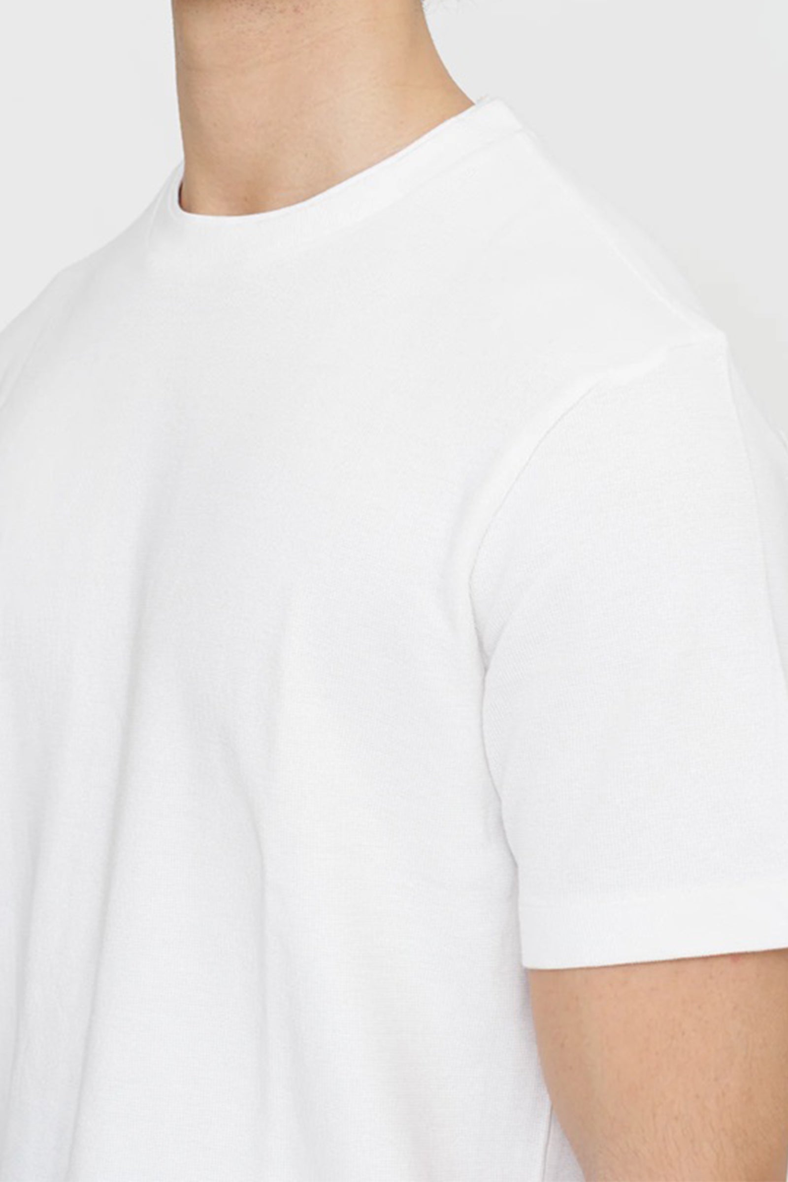 BOSS - H-THOMPSON Textured T-Shirt in White 50536795 100