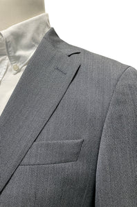 BOSS - P-HUGE-2PCS Slim Fit Suit in Blue/Grey Stretch Wool 50540774 425
