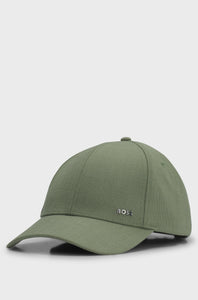 BOSS - ZED-PERFORMANCE Knitted-Piqué Cap With Logo Patch in Green 50544408 314