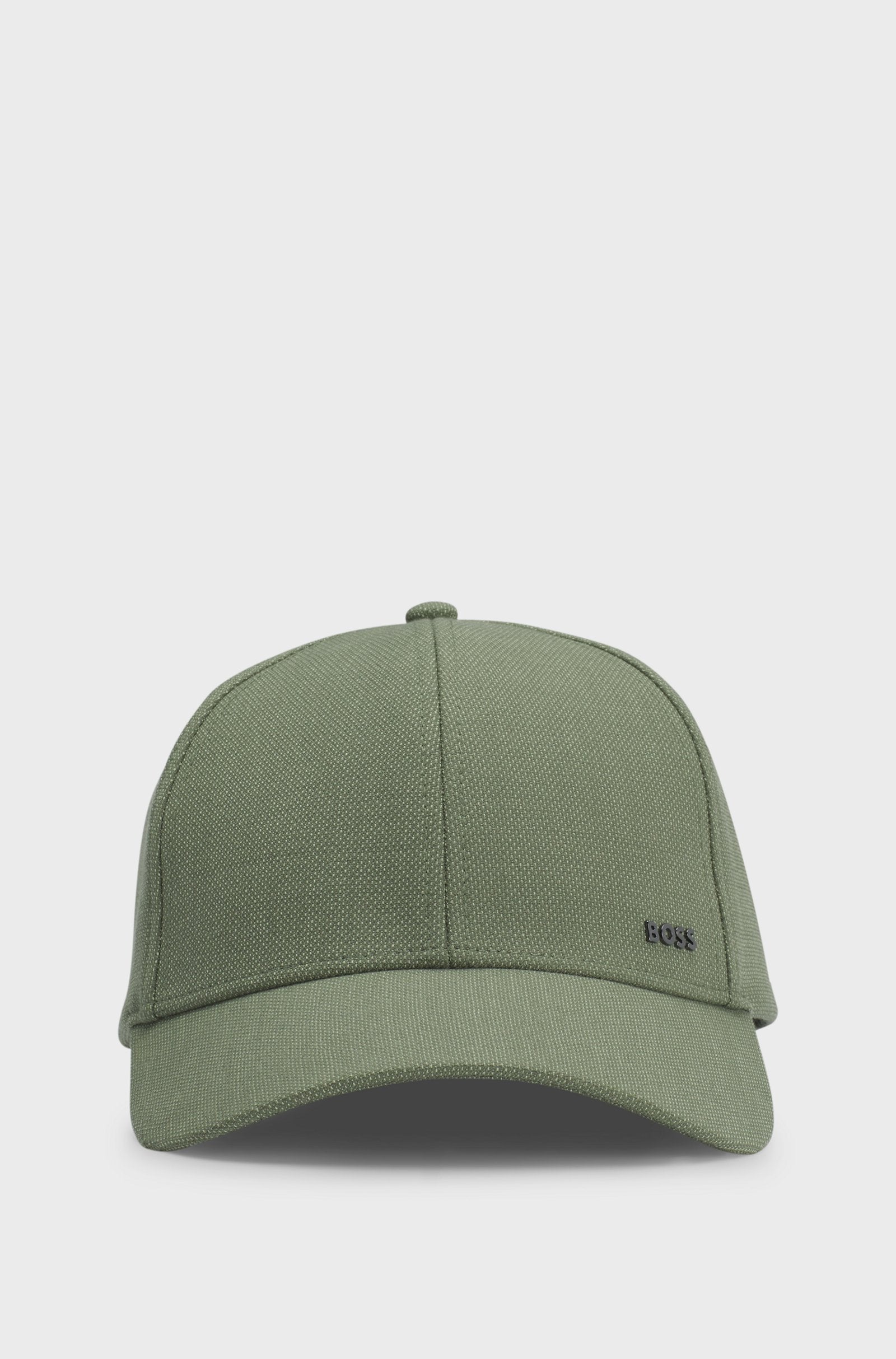 BOSS - ZED-PERFORMANCE Knitted-Piqué Cap With Logo Patch in Green 50544408 314