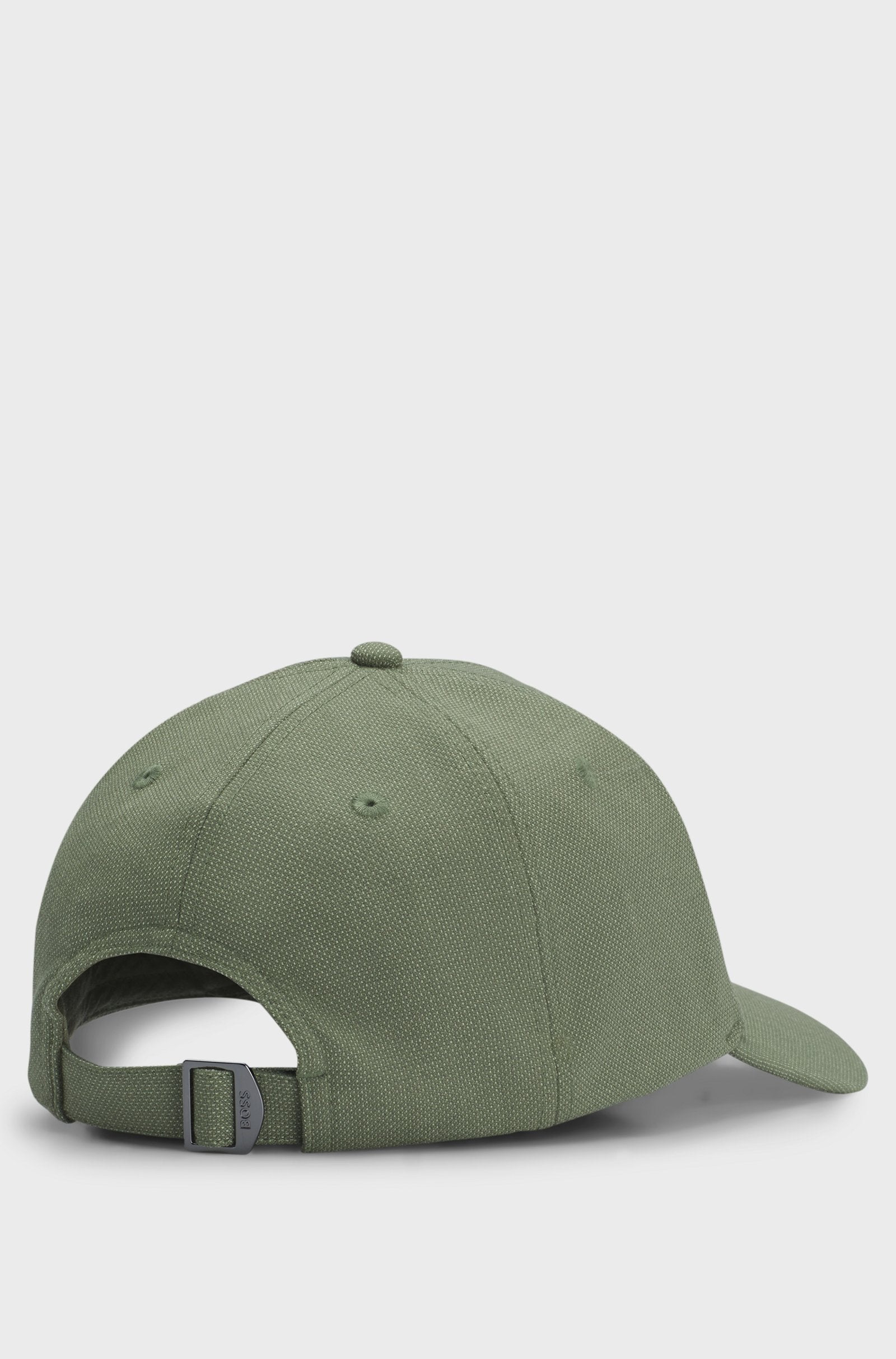 BOSS - ZED-PERFORMANCE Knitted-Piqué Cap With Logo Patch in Green 50544408 314