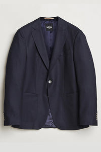 BOSS - H-HUTSON 253 Structured Blazer In Dark Blue 50545880 404
