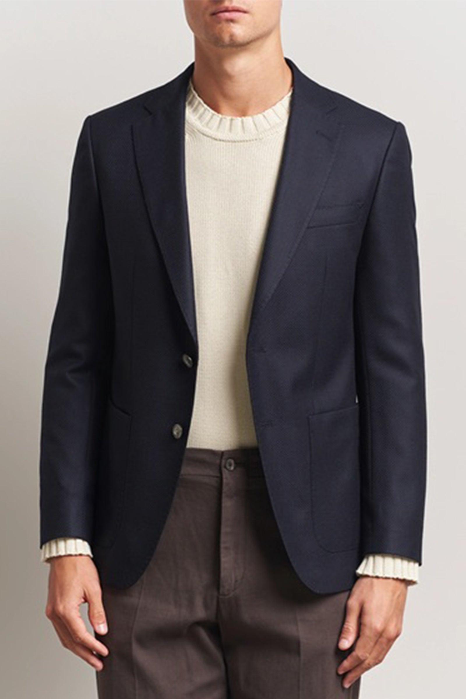 BOSS - H-HUTSON 253 Structured Blazer In Dark Blue 50545880 404
