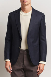 BOSS - H-HUTSON 253 Structured Blazer In Dark Blue 50545880 404