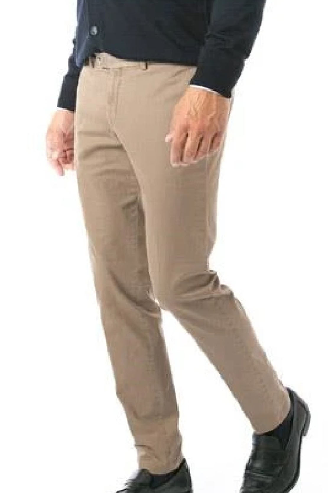 HILTL - TARENT Slim Fit Textured Stretch Cotton Chinos in Taupe 64273/53600 34