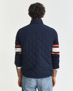 GANT - Quilted Windcheater Vest in Evening Blue 7006341 433