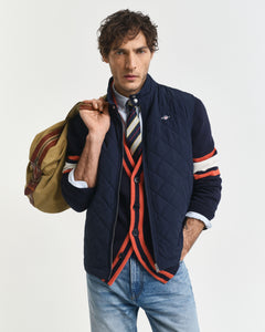 GANT - Quilted Windcheater Vest in Evening Blue 7006341 433