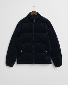 GANT - Corduroy Puffer Jacket In Dark Evening Blue 7006558 433