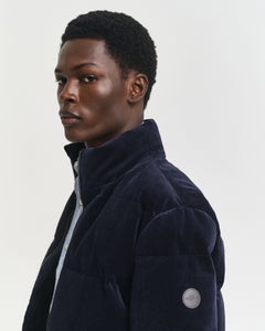 GANT - Corduroy Puffer Jacket In Dark Evening Blue 7006558 433