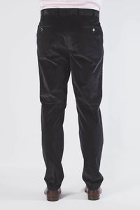 HILTL - TARENT Slim Fit Needle Corded Trousers in Navy Blue 74818/53600 41
