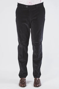 HILTL - TARENT Slim Fit Needle Corded Trousers in Navy Blue 74818/53600 41