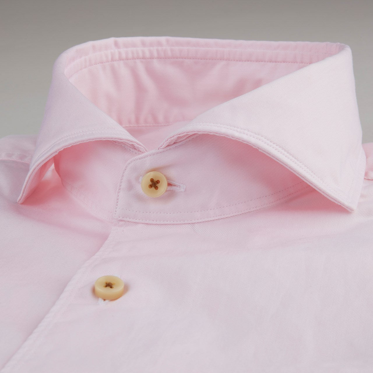 STENSTROMS - Light Pink SLIMLINE Casual Twill Shirt 7742211467540