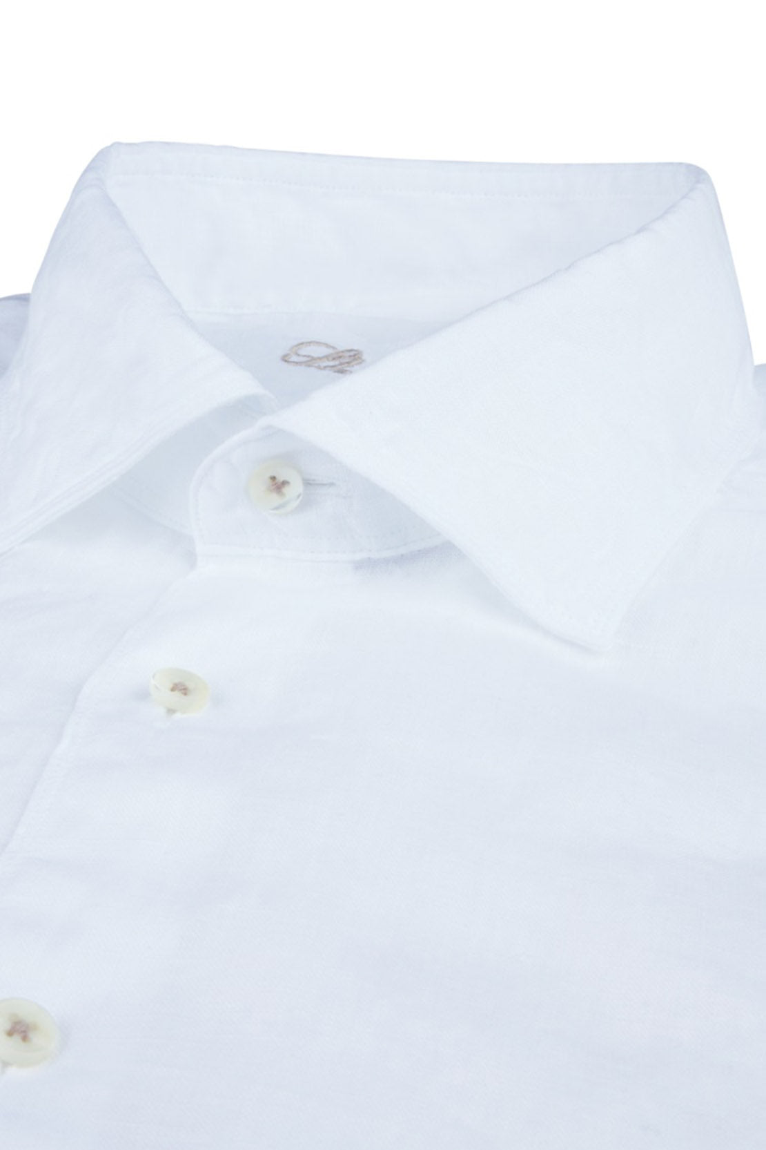 STENSTROMS - SLIMLINE White Linen Shirt 7747217970000