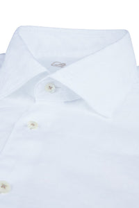 STENSTROMS - SLIMLINE White Linen Shirt 7747217970000