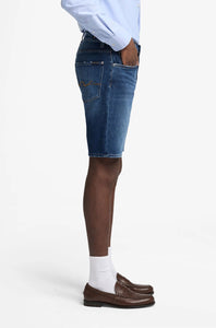 7 FOR ALL MANKIND - Regular Fit Denim Shorts in Dark Blue 7T106A50-ICK