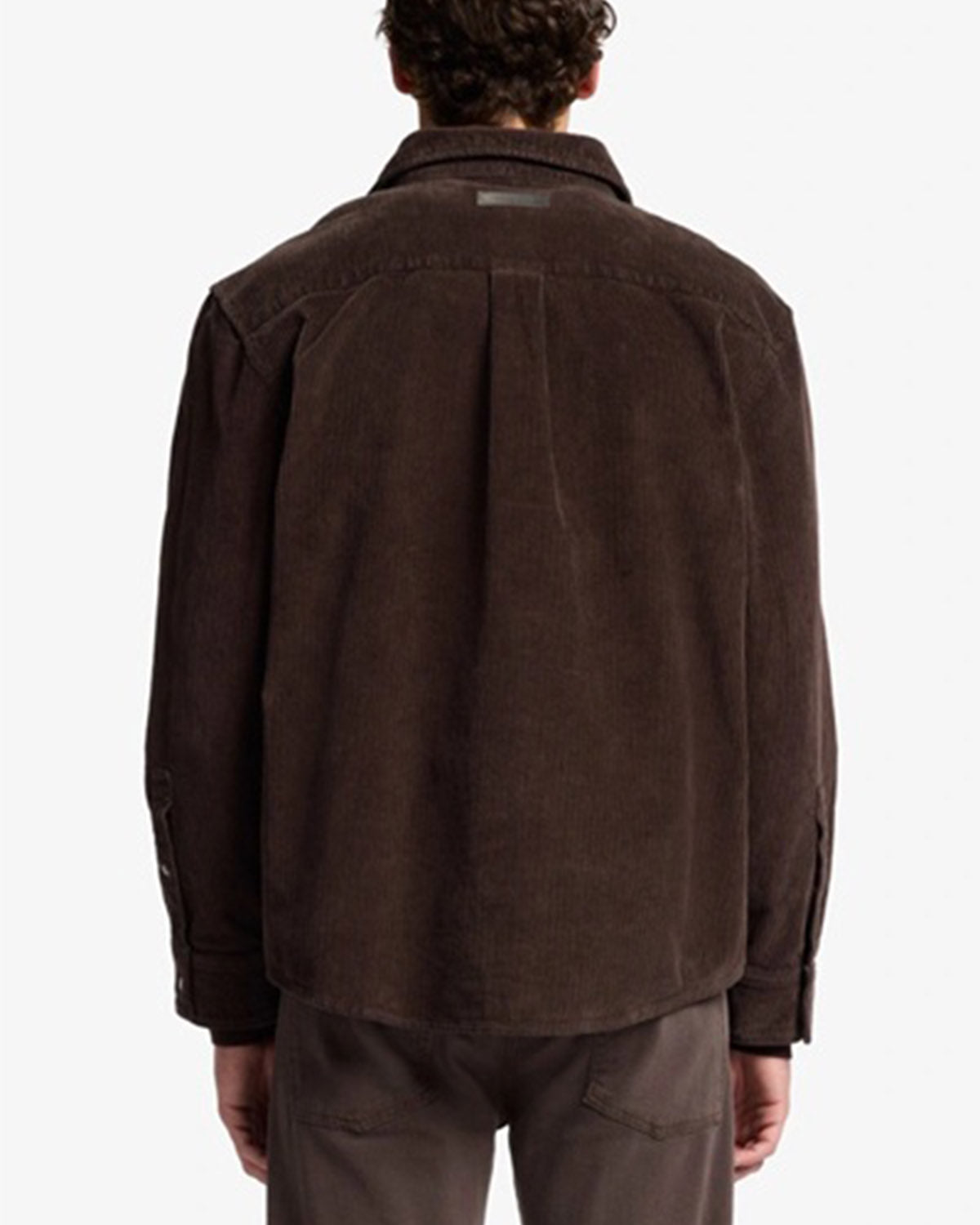 7 FOR ALL MANKIND - Corduroy Overshirt in Coffee Bean 7T800E53