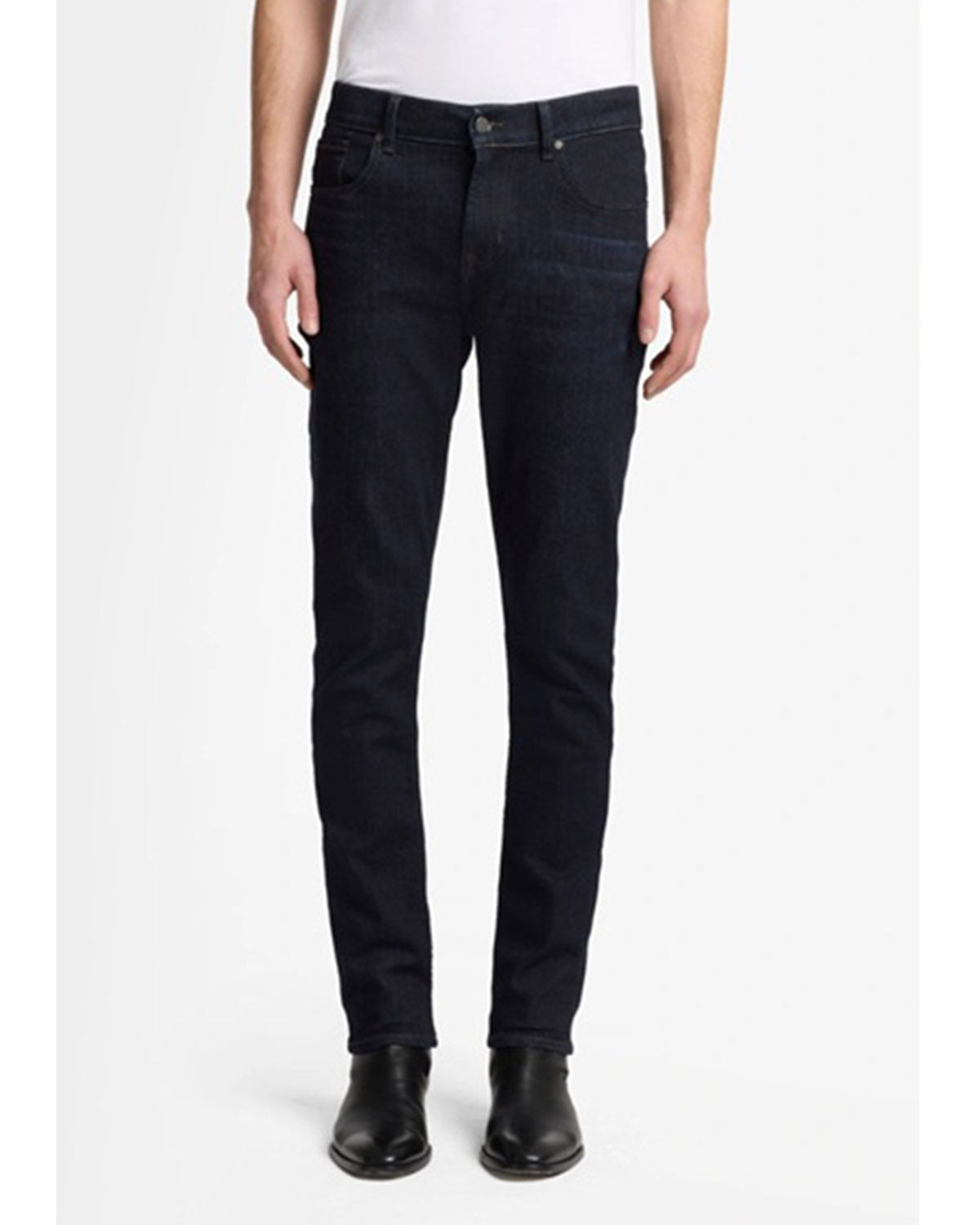 7 FOR ALL MANKIND - SLIMMY TAPERED Luxe Performance OAK Dark Wash Jeans 7TB00C42-1C0