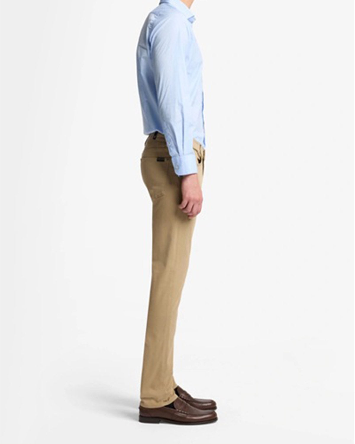 7 FOR ALL MANKIND - SLIMMY Luxe Performance Sateen In SILVER MINK 7TC41V60-1NL