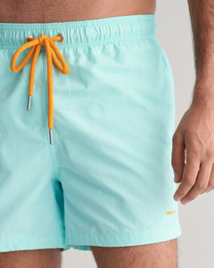 GANT - Swim Shorts in Turquoise Mist 920006000 479 – Harveys Menswear