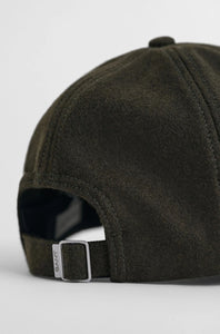 GANT - Shield Melton Cap In Dark Sage Green 9900212 315