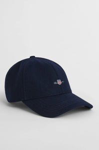 GANT - Shield Melton Cap In Classic Dark Blue 9900212 409