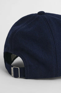 GANT - Shield Melton Cap In Classic Dark Blue 9900212 409