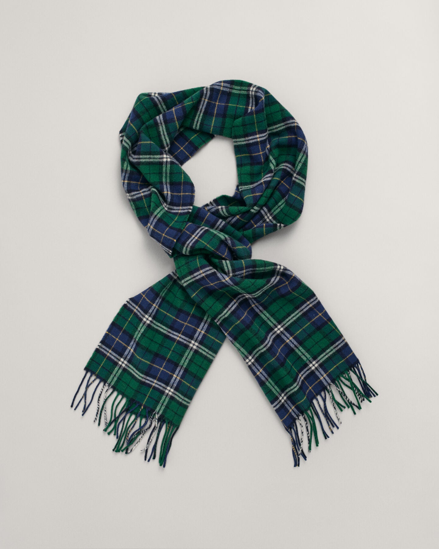 GANT - Forest Green Multi Check Scarf 9920204 338 – Harveys