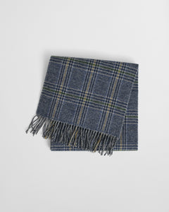 GANT - Double-Faced Check Scarf in Dark Grey Melange 9920251 092
