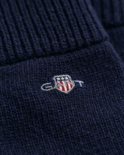 GANT - Marine Blue Shield Wool Gloves 9910047 410