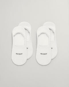 GANT - 2-Pack Invisible Socks in White 9960257 110