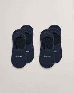 GANT - 2-Pack Invisible Socks in Marine Blue 9960257 410