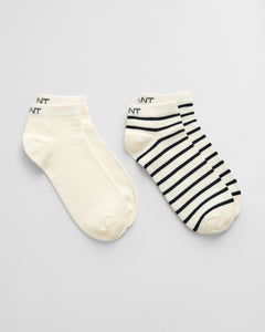 GANT - 2-Pack Ankle Socks in Cream 9960351 130