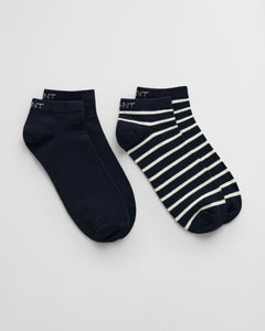 GANT - 2-Pack Ankle Socks in Marine Blue 9960351 410