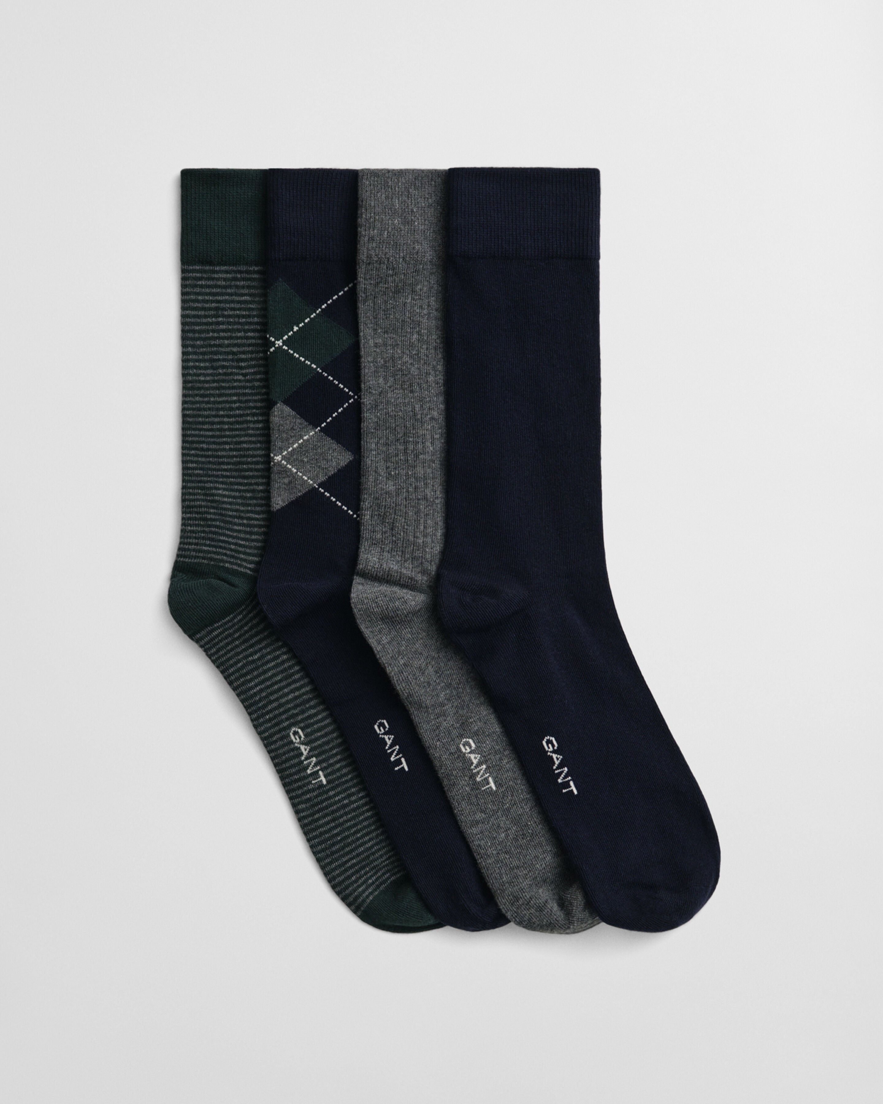 GANT - 4-Pack Argyle & Striped Socks Gift Box 9960362 410