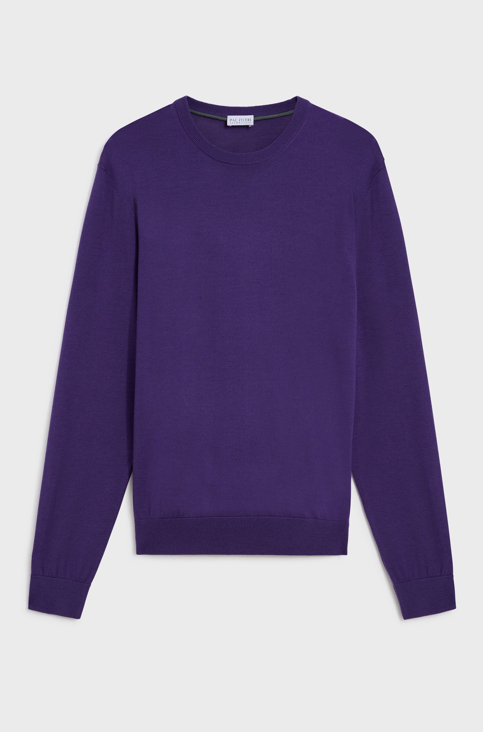PAL ZILERI - Violet Wool Crew Neck Sweater
