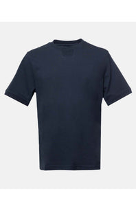 PAL ZILERI - Navy Blue Cotton Piquet T-Shirt