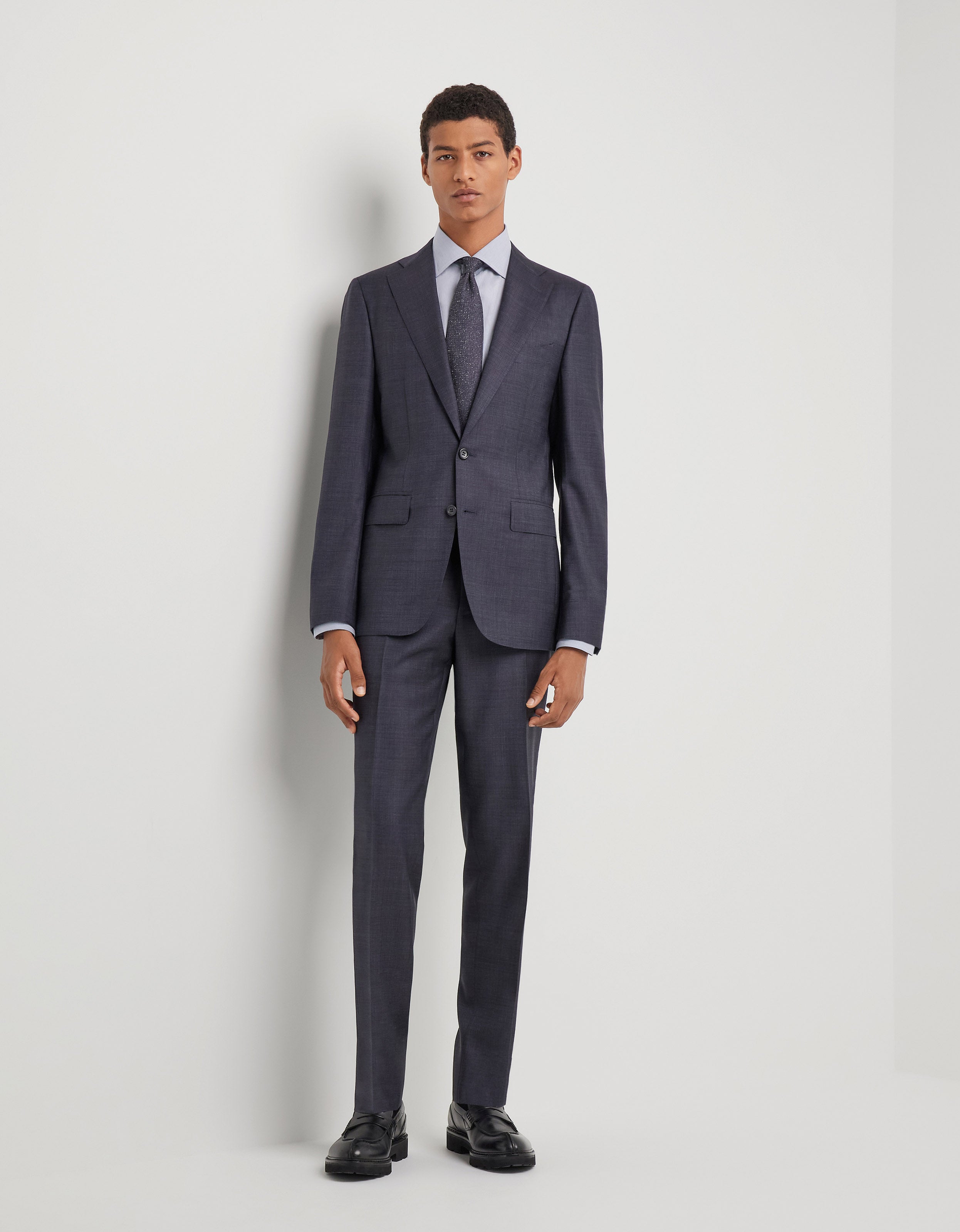 CANALI - Dark Blue Wool Suit 12280/19-AA02524-303