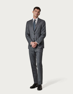 CANALI - Grey Flannel Impeccable Wool Modern Fit Suit 13280/31/7R-AR03472.201
