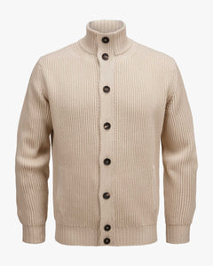FILIPPO DE LAURENTIIS - Beige Chunky Merino Wool Cardigan BB3MLTWM71 061