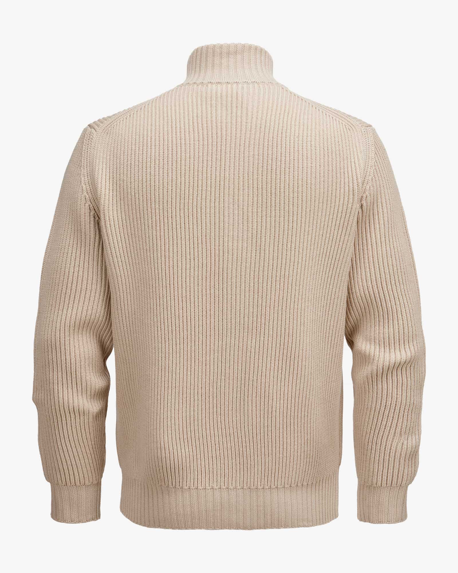 FILIPPO DE LAURENTIIS - Beige Chunky Merino Wool Cardigan BB3MLTWM71 061