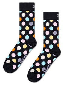 HAPPY SOCKS - Big Dot Socks in Black - BD001-9350