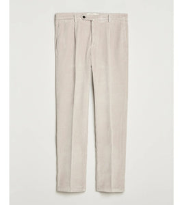 BRIGLIA 1949 - Yuta Beige Easy Fit Corduroy Trousers BG21-400067-023