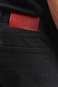 TRAMAROSSA - MICHELANGELO Stretch Jeans In Black Raw Wash