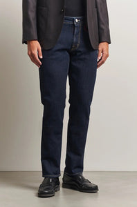 TRAMAROSSA - MICHELANGELO Stretch Jeans In Blue Raw Wash