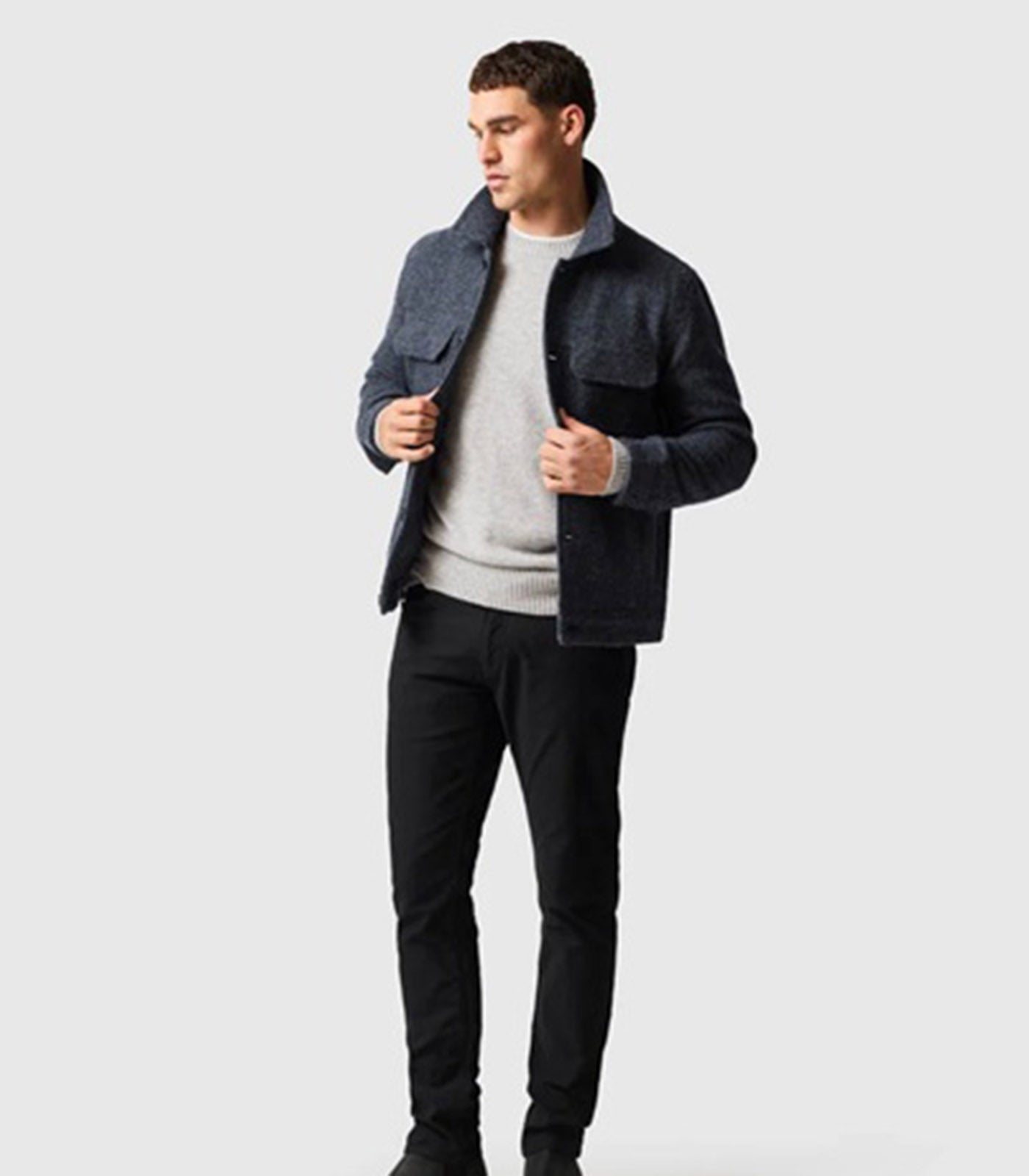 RODD AND GUNN - ROYS HILL Jacket In GRAPHITE BP1700