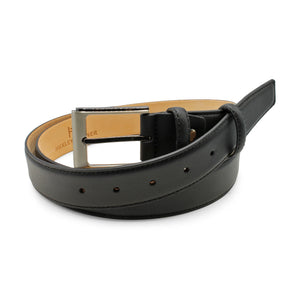 HUXLEY TANNER - BALLESTEROS 35mm Napa Leather Belt in Black BAL001