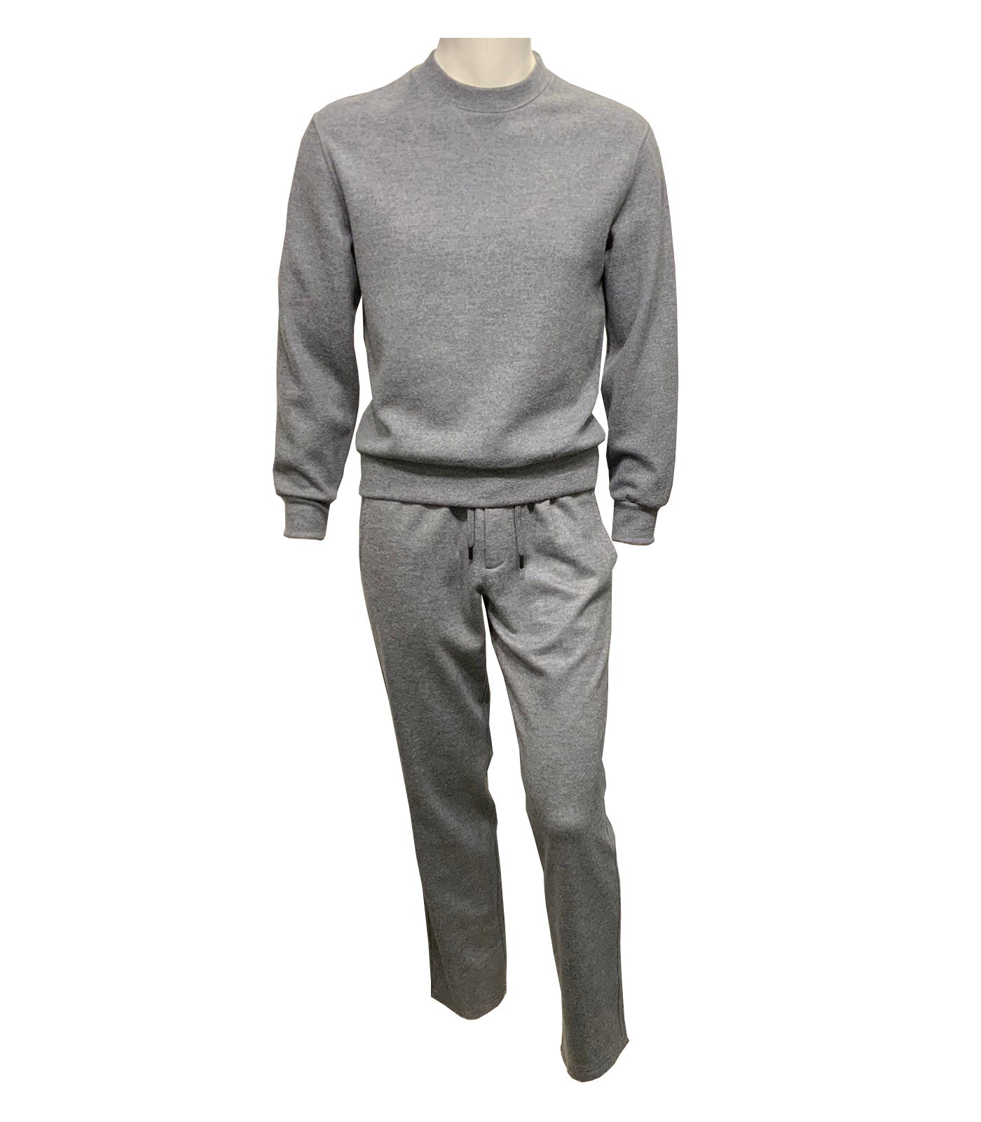CIRCOLO 1901 - CN5110 Boiled Wool Premium Jogging Trousers in Scuro Grey