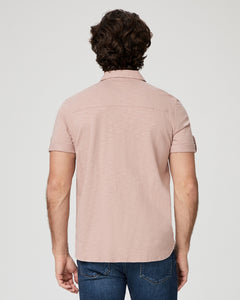 PAIGE - BRAYDEN Short Sleeve Roll Tab Shirt In Twilight Haze M948F96-4135