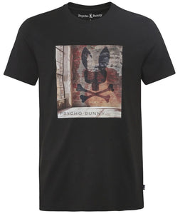 PSYCHO BUNNY - CARY Graphic T-Shirt In BLACK